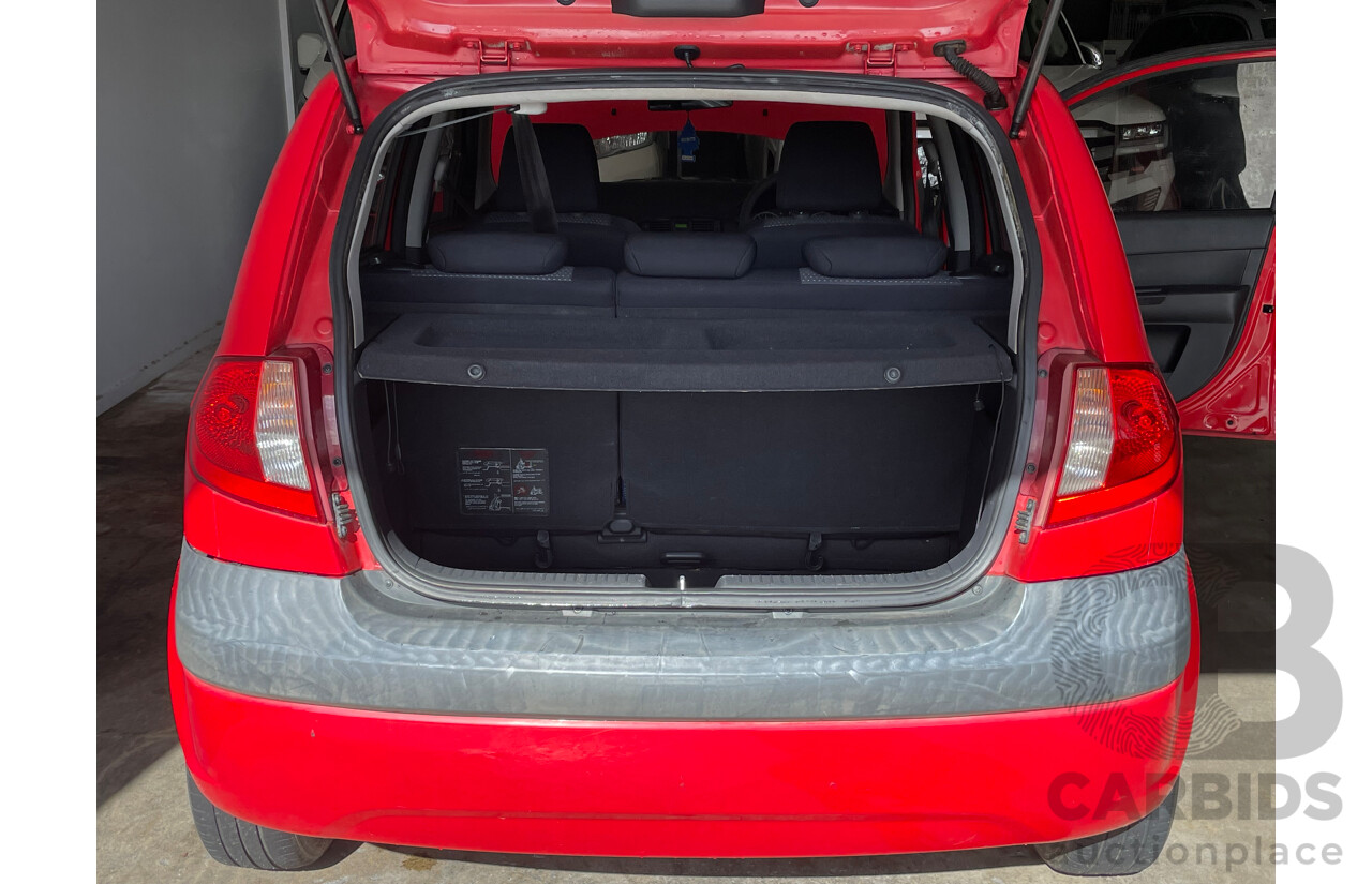 7/2010 Hyundai Getz S TB MY09 5d Hatchback Red 1.4L