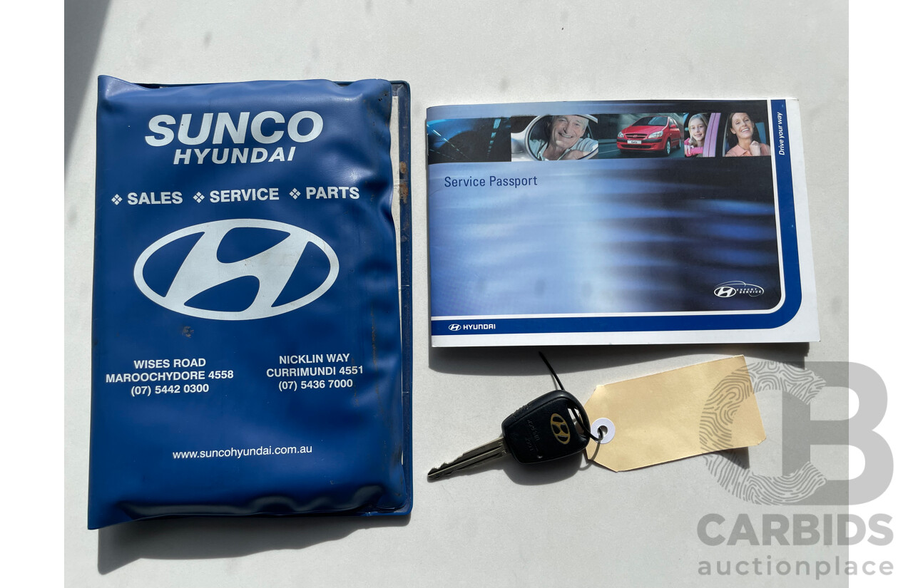 7/2010 Hyundai Getz S TB MY09 5d Hatchback Red 1.4L