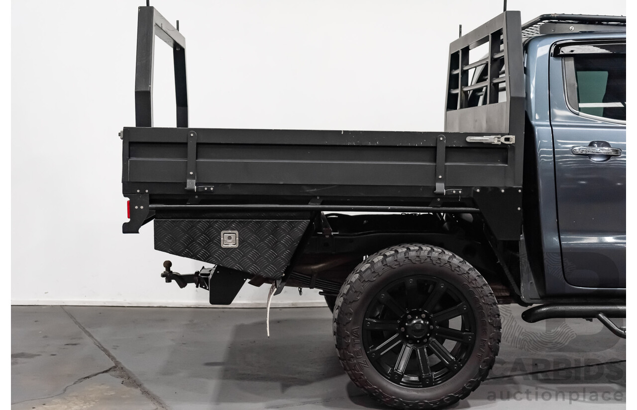 9/2015 Ford Ranger XLT 3.2 (4x4) PX MKII Dual Cab Tray Back Utility Metallic Grey Turbo Diesel 3.2L