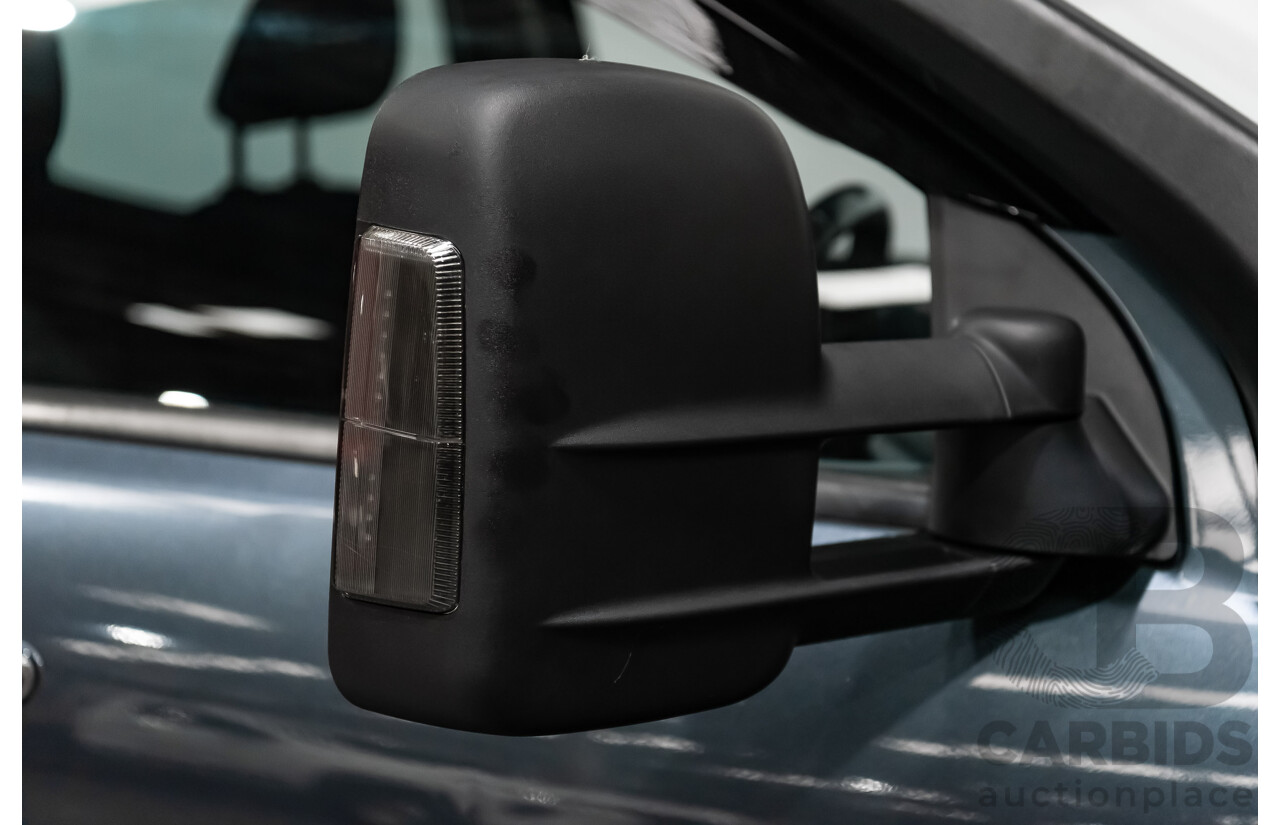 9/2015 Ford Ranger XLT 3.2 (4x4) PX MKII Dual Cab Tray Back Utility Metallic Grey Turbo Diesel 3.2L