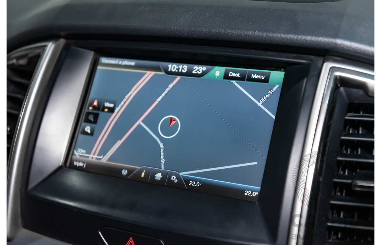 9/2015 Ford Ranger XLT 3.2 (4x4) PX MKII Dual Cab Tray Back Utility Metallic Grey Turbo Diesel 3.2L