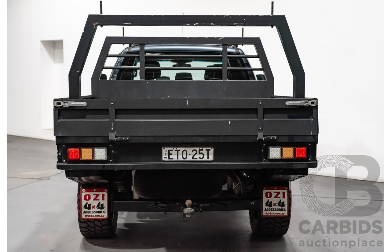 9/2015 Ford Ranger XLT 3.2 (4x4) PX MKII Dual Cab Tray Back Utility Metallic Grey Turbo Diesel 3.2L