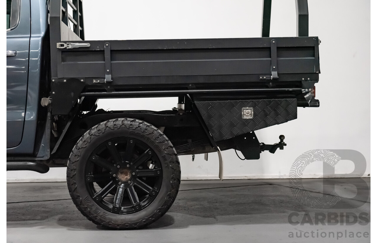 9/2015 Ford Ranger XLT 3.2 (4x4) PX MKII Dual Cab Tray Back Utility Metallic Grey Turbo Diesel 3.2L