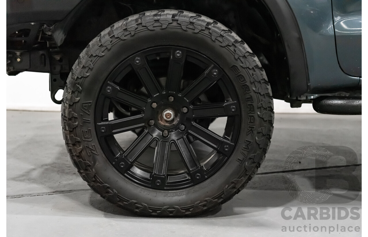 9/2015 Ford Ranger XLT 3.2 (4x4) PX MKII Dual Cab Tray Back Utility Metallic Grey Turbo Diesel 3.2L