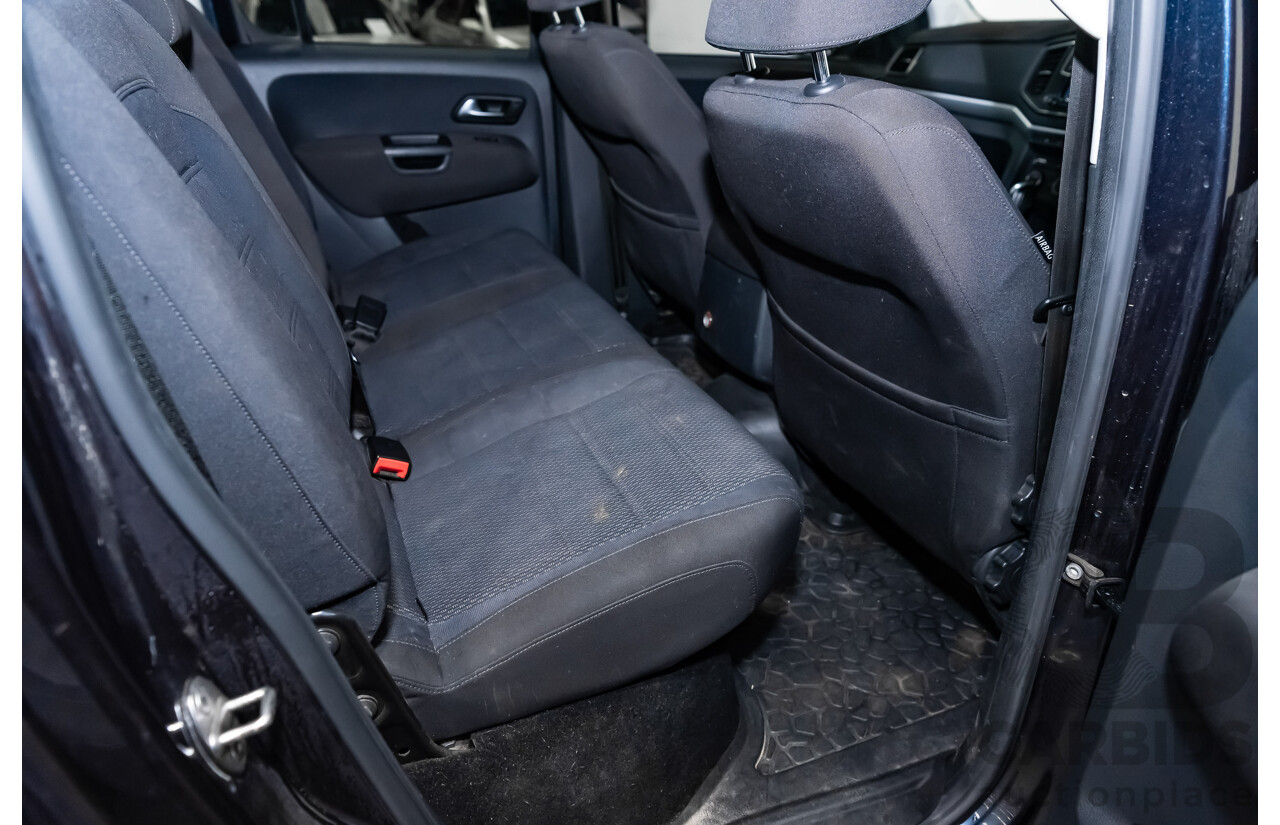 02/2019 Volkswagen Amarok TDI550 Highline V6 4Motion (4x4) 2H MY19 Dual Cab Utility Blue Metallic Turbo Diesel V6 3.0L