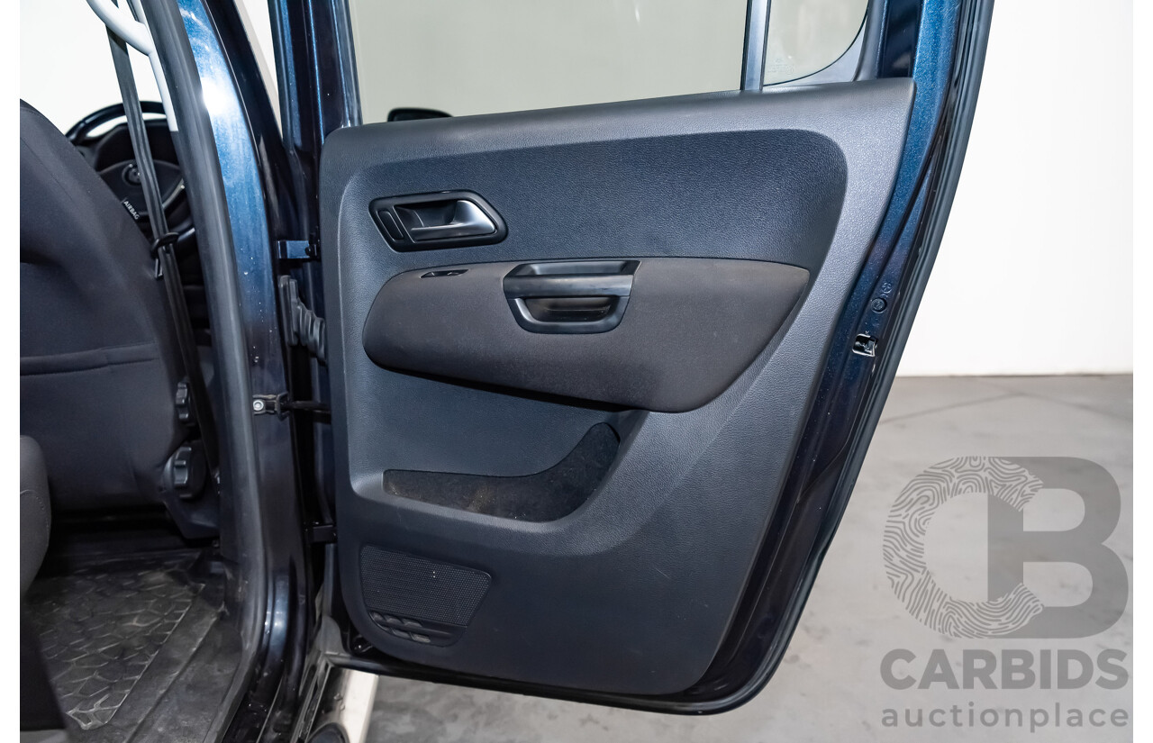 02/2019 Volkswagen Amarok TDI550 Highline V6 4Motion (4x4) 2H MY19 Dual Cab Utility Blue Metallic Turbo Diesel V6 3.0L