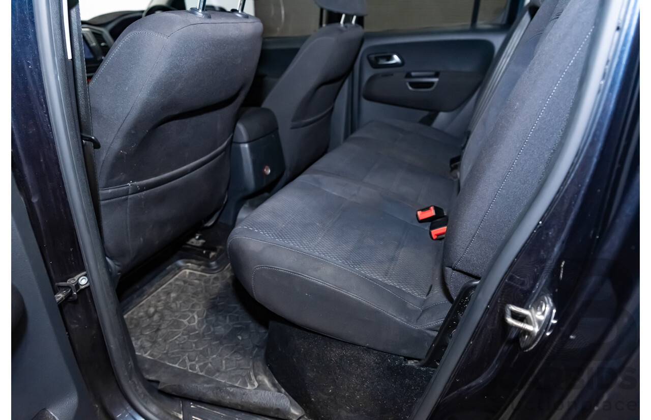 02/2019 Volkswagen Amarok TDI550 Highline V6 4Motion (4x4) 2H MY19 Dual Cab Utility Blue Metallic Turbo Diesel V6 3.0L