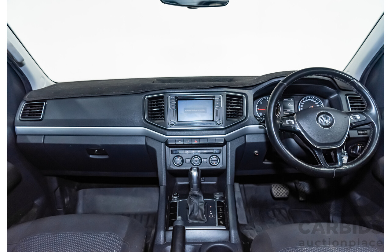 02/2019 Volkswagen Amarok TDI550 Highline V6 4Motion (4x4) 2H MY19 Dual Cab Utility Blue Metallic Turbo Diesel V6 3.0L