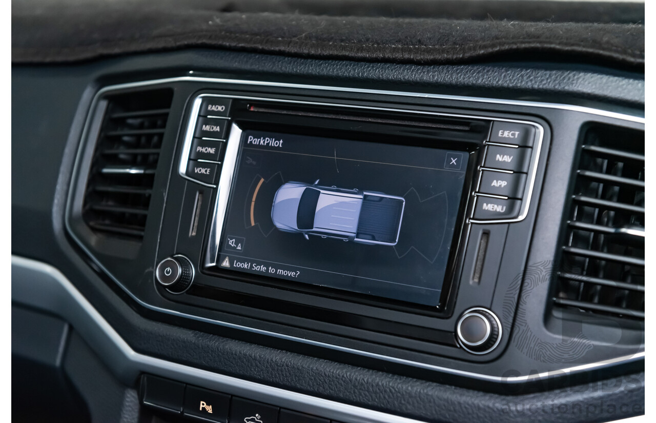 02/2019 Volkswagen Amarok TDI550 Highline V6 4Motion (4x4) 2H MY19 Dual Cab Utility Blue Metallic Turbo Diesel V6 3.0L