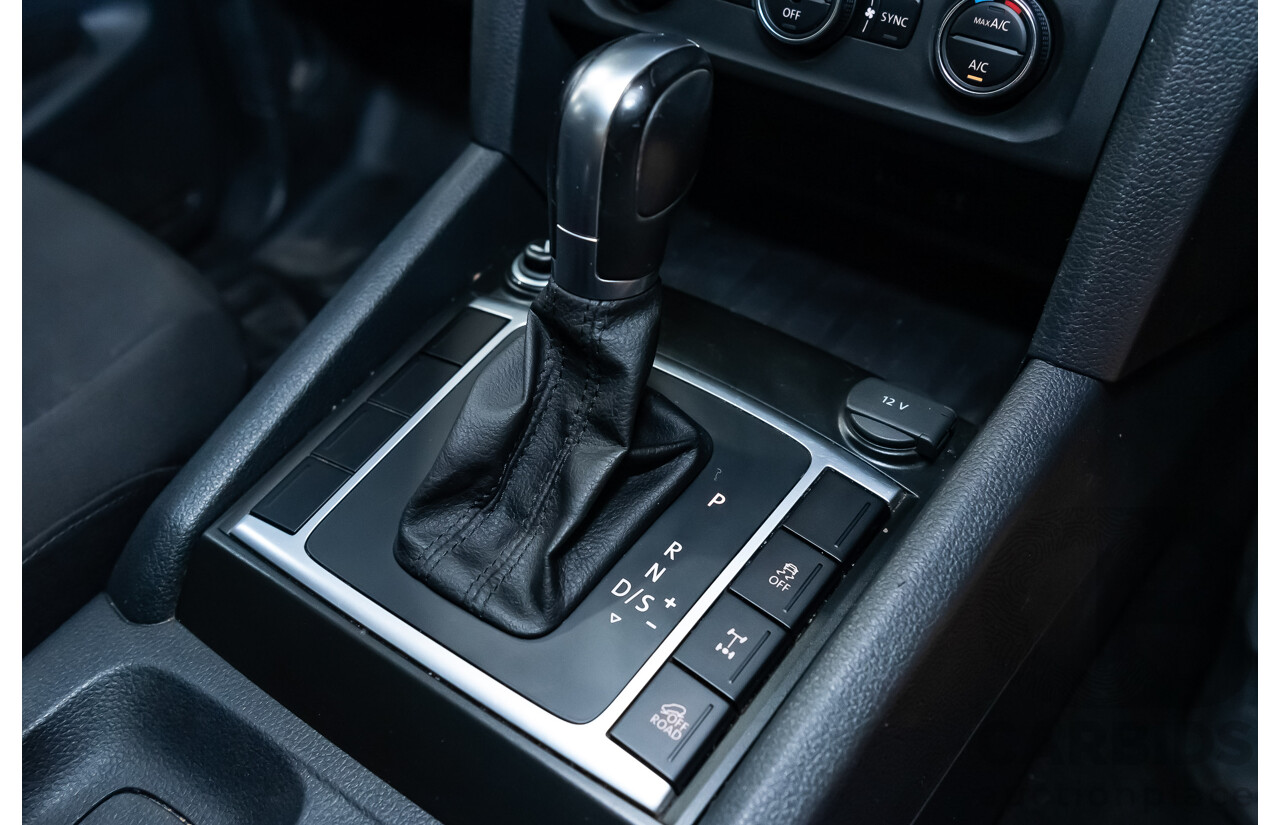 02/2019 Volkswagen Amarok TDI550 Highline V6 4Motion (4x4) 2H MY19 Dual Cab Utility Blue Metallic Turbo Diesel V6 3.0L