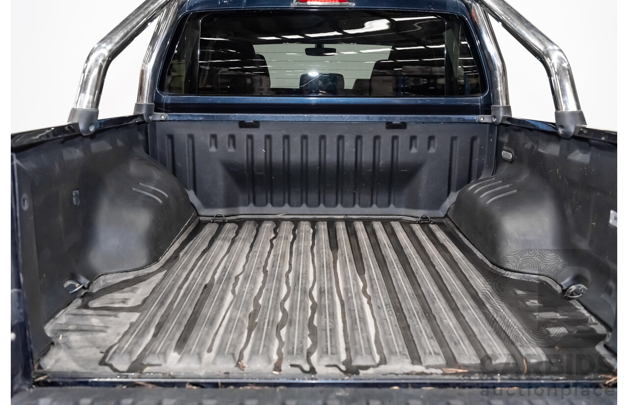 02/2019 Volkswagen Amarok TDI550 Highline V6 4Motion (4x4) 2H MY19 Dual Cab Utility Blue Metallic Turbo Diesel V6 3.0L