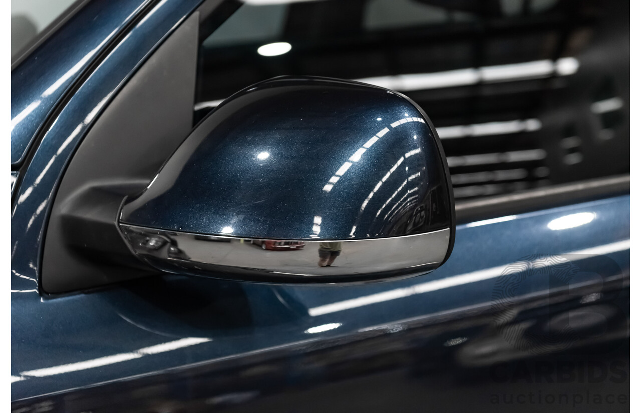 02/2019 Volkswagen Amarok TDI550 Highline V6 4Motion (4x4) 2H MY19 Dual Cab Utility Blue Metallic Turbo Diesel V6 3.0L