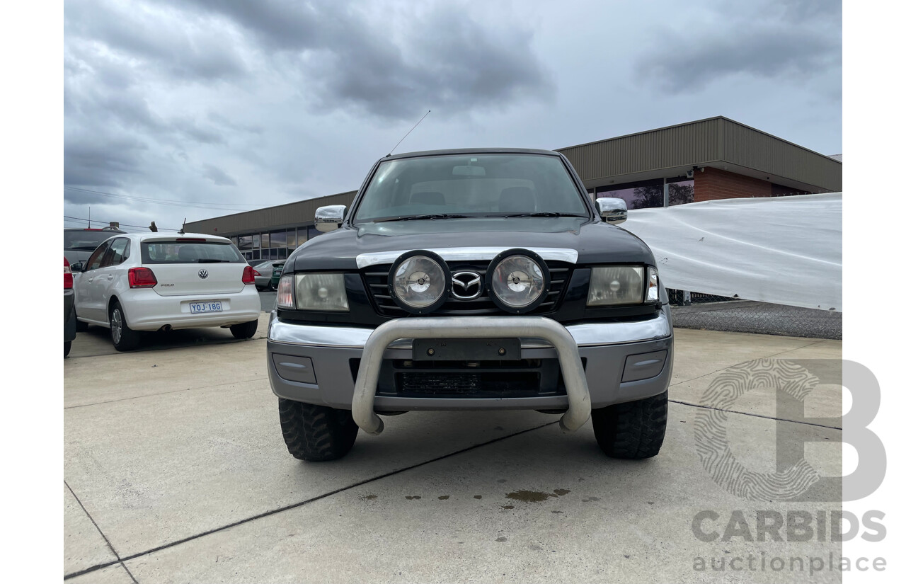 07/05 Mazda B2500 BRAVO SDX (4x4) 4WD  Dual Cab P/Up Black 2.5L