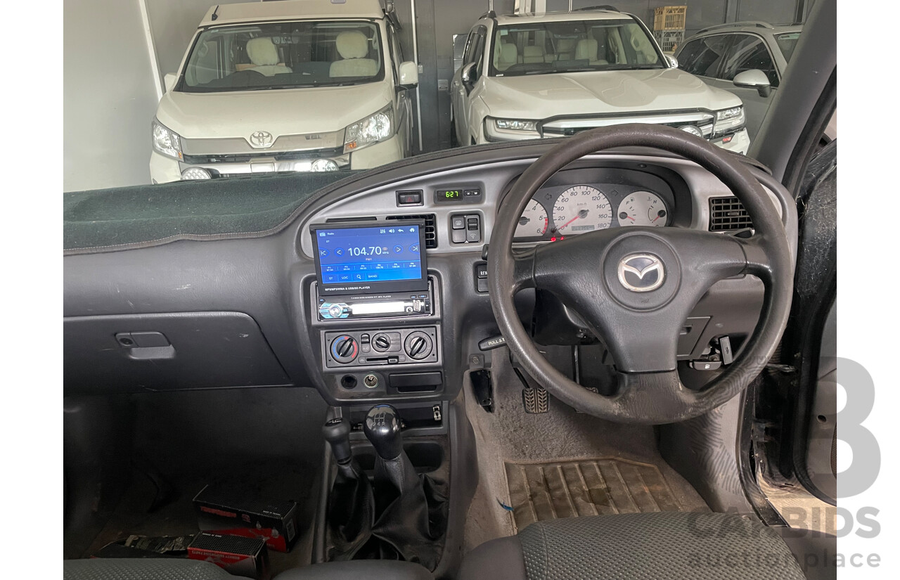 07/05 Mazda B2500 BRAVO SDX (4x4) 4WD  Dual Cab P/Up Black 2.5L