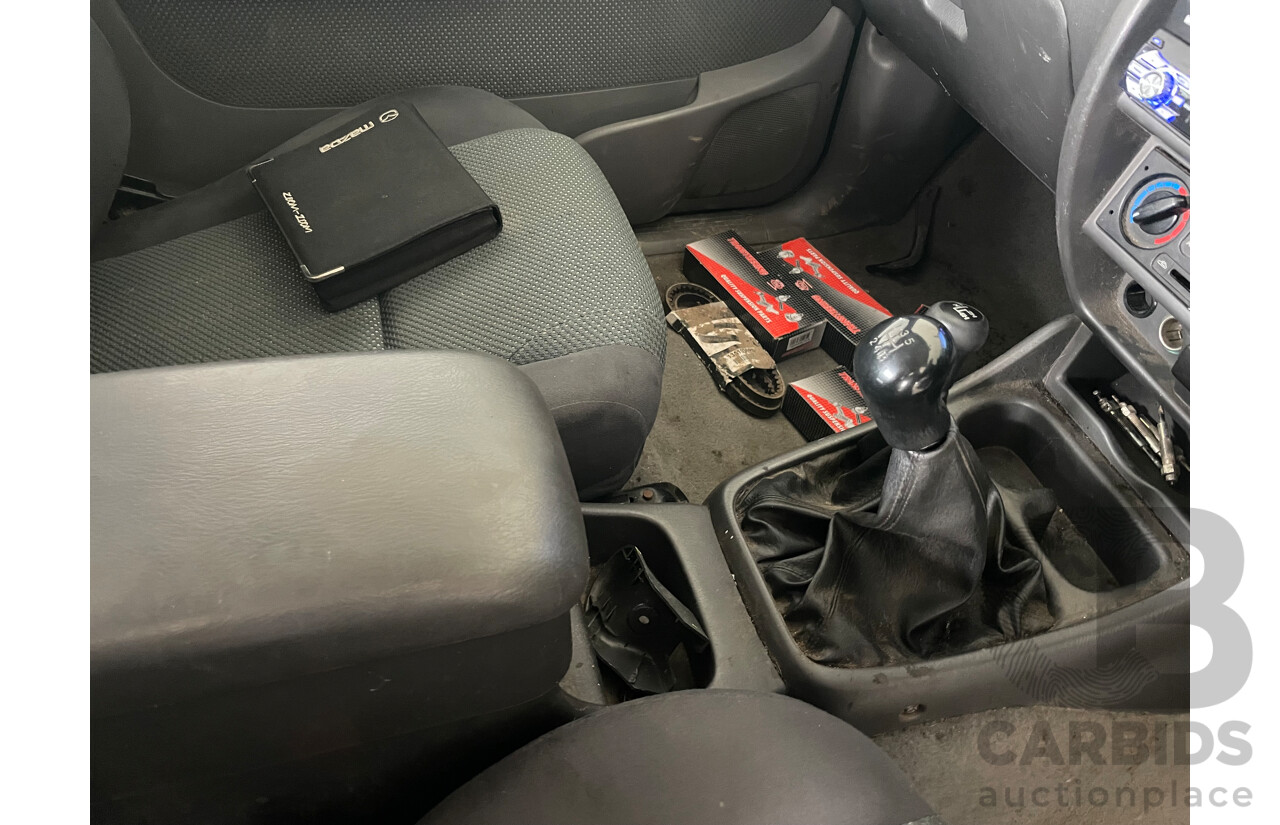 07/05 Mazda B2500 BRAVO SDX (4x4) 4WD  Dual Cab P/Up Black 2.5L