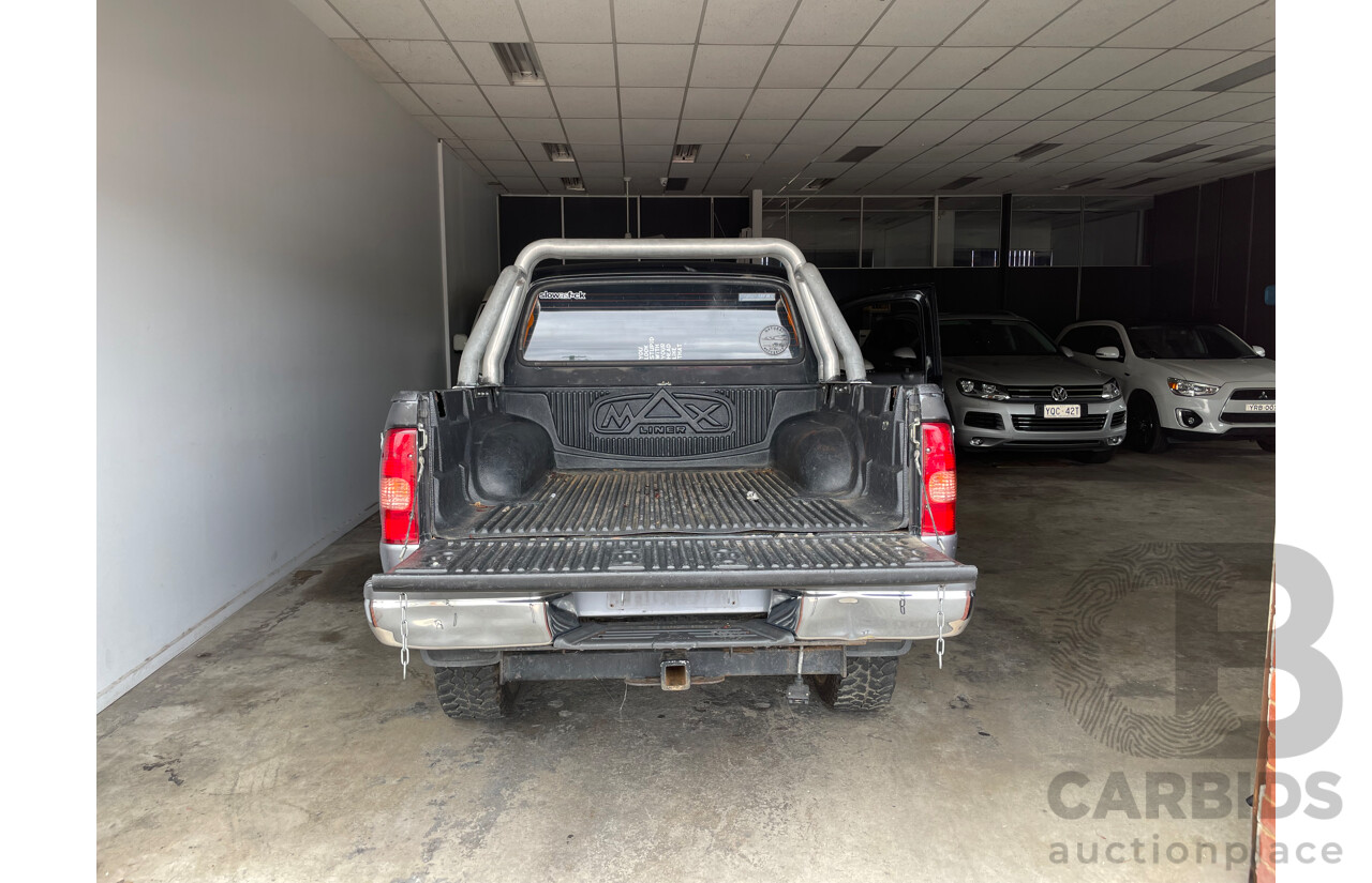 07/05 Mazda B2500 BRAVO SDX (4x4) 4WD  Dual Cab P/Up Black 2.5L