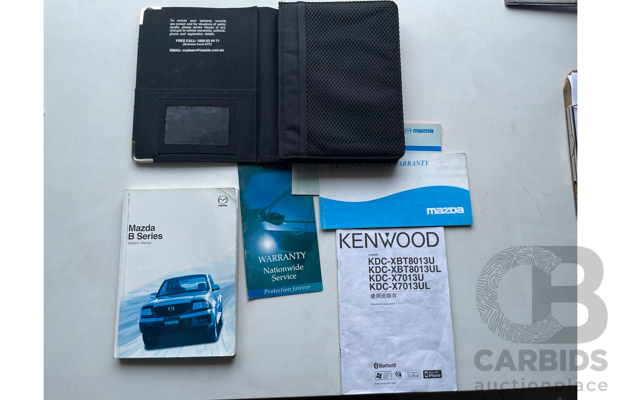 07/05 Mazda B2500 BRAVO SDX (4x4) 4WD  Dual Cab P/Up Black 2.5L