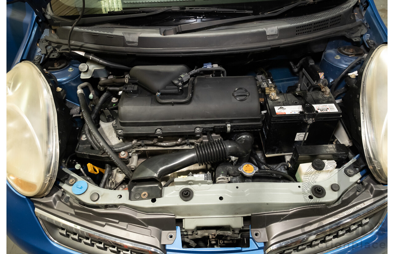 10/2008 Nissan Micra K12 5D Hatchback Blue 1.4L