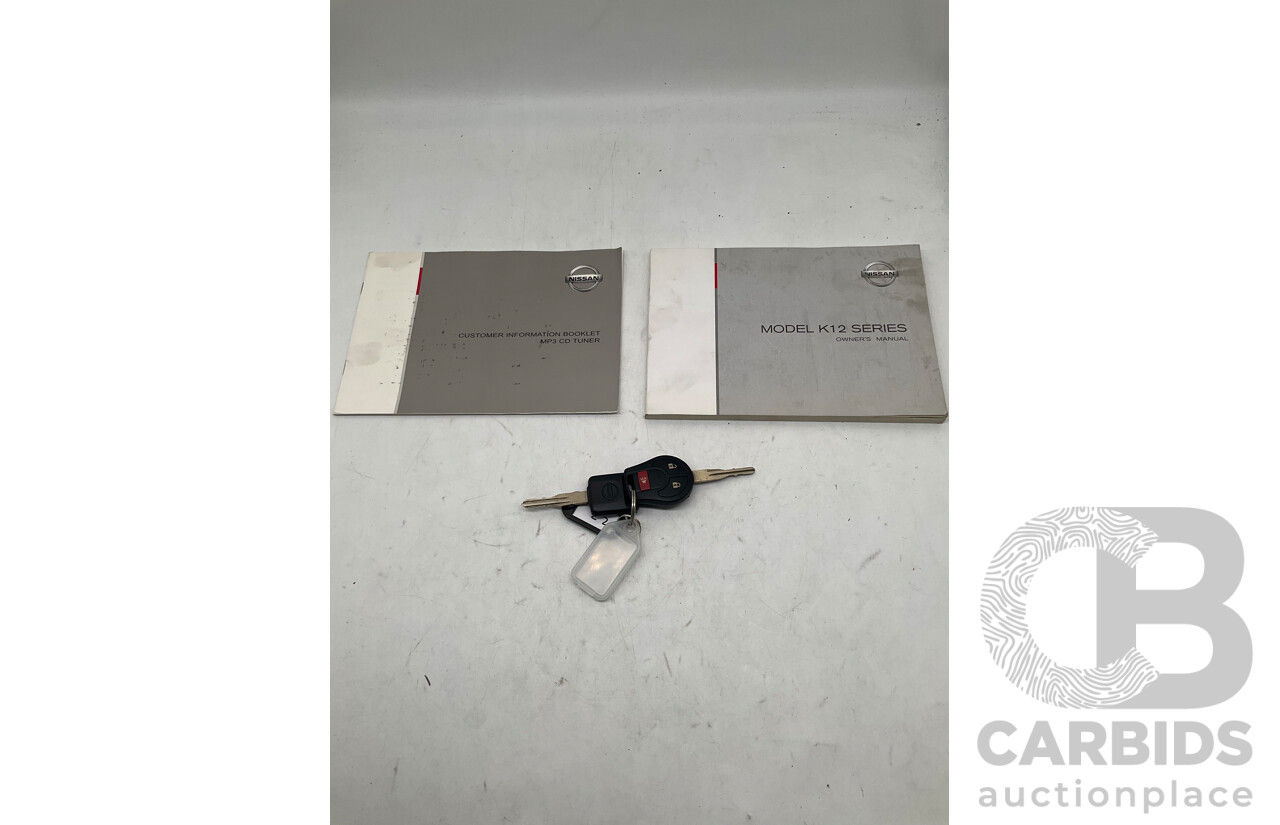 10/2008 Nissan Micra K12 5D Hatchback Blue 1.4L