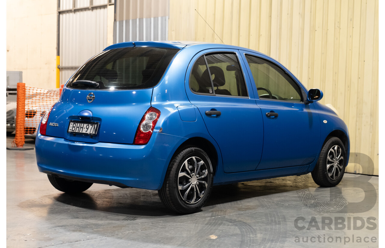 10/2008 Nissan Micra K12 5D Hatchback Blue 1.4L