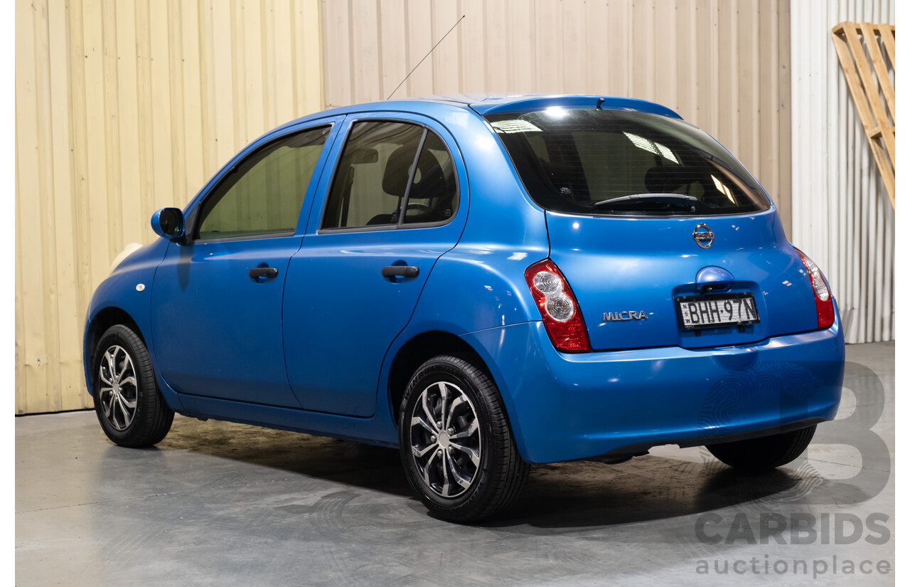 10/2008 Nissan Micra K12 5D Hatchback Blue 1.4L