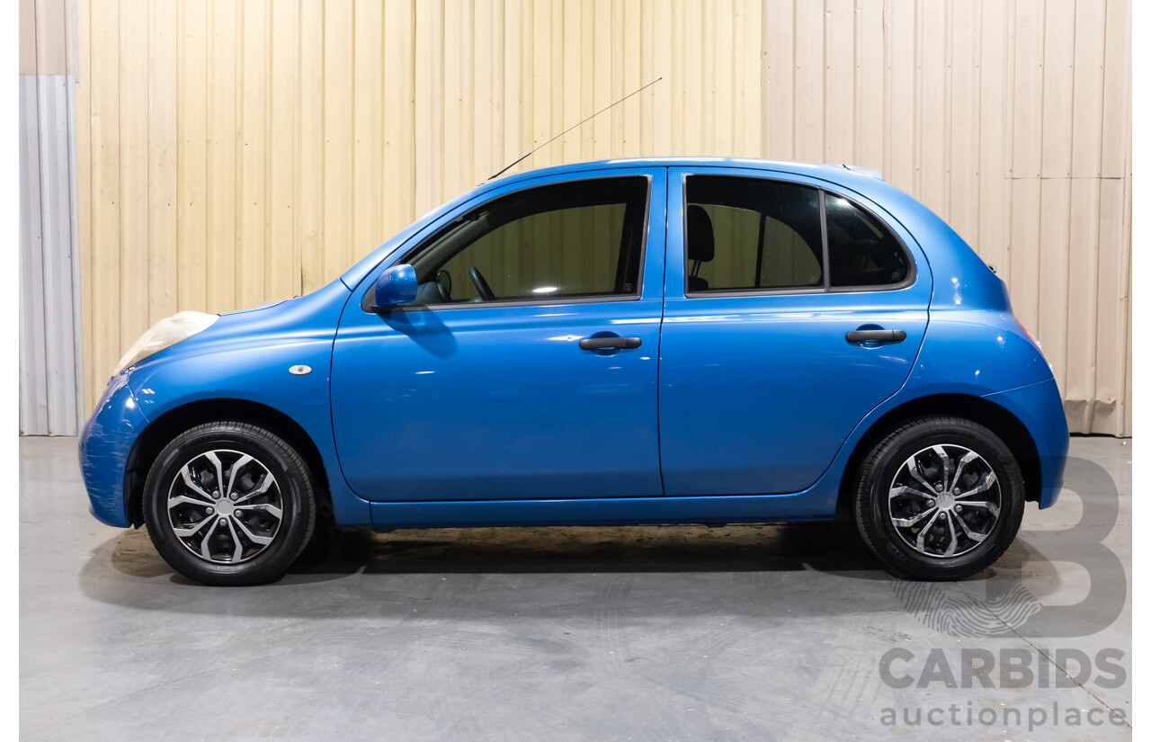 10/2008 Nissan Micra K12 5D Hatchback Blue 1.4L
