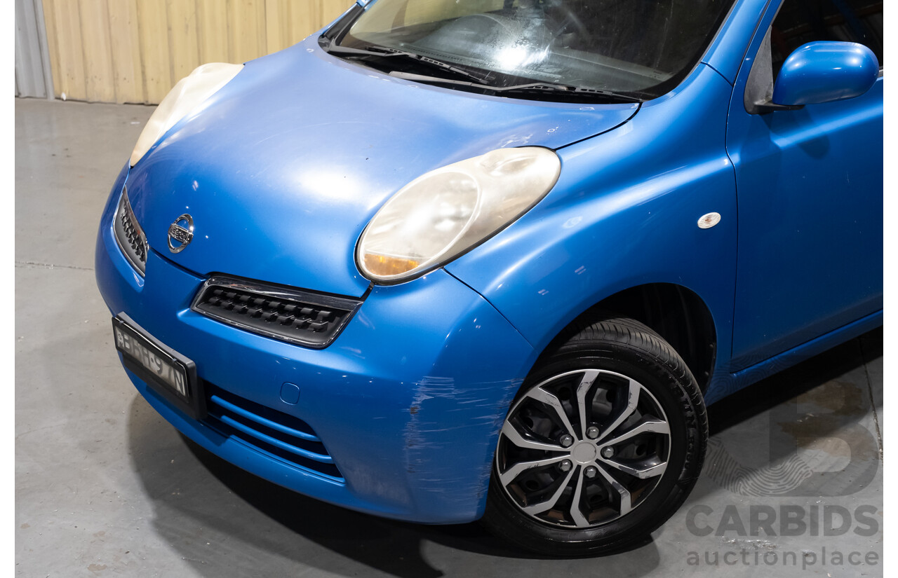10/2008 Nissan Micra K12 5D Hatchback Blue 1.4L