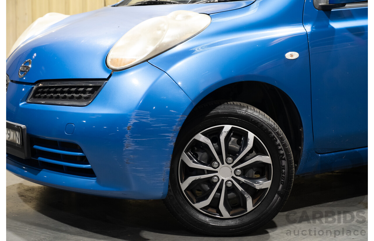 10/2008 Nissan Micra K12 5D Hatchback Blue 1.4L
