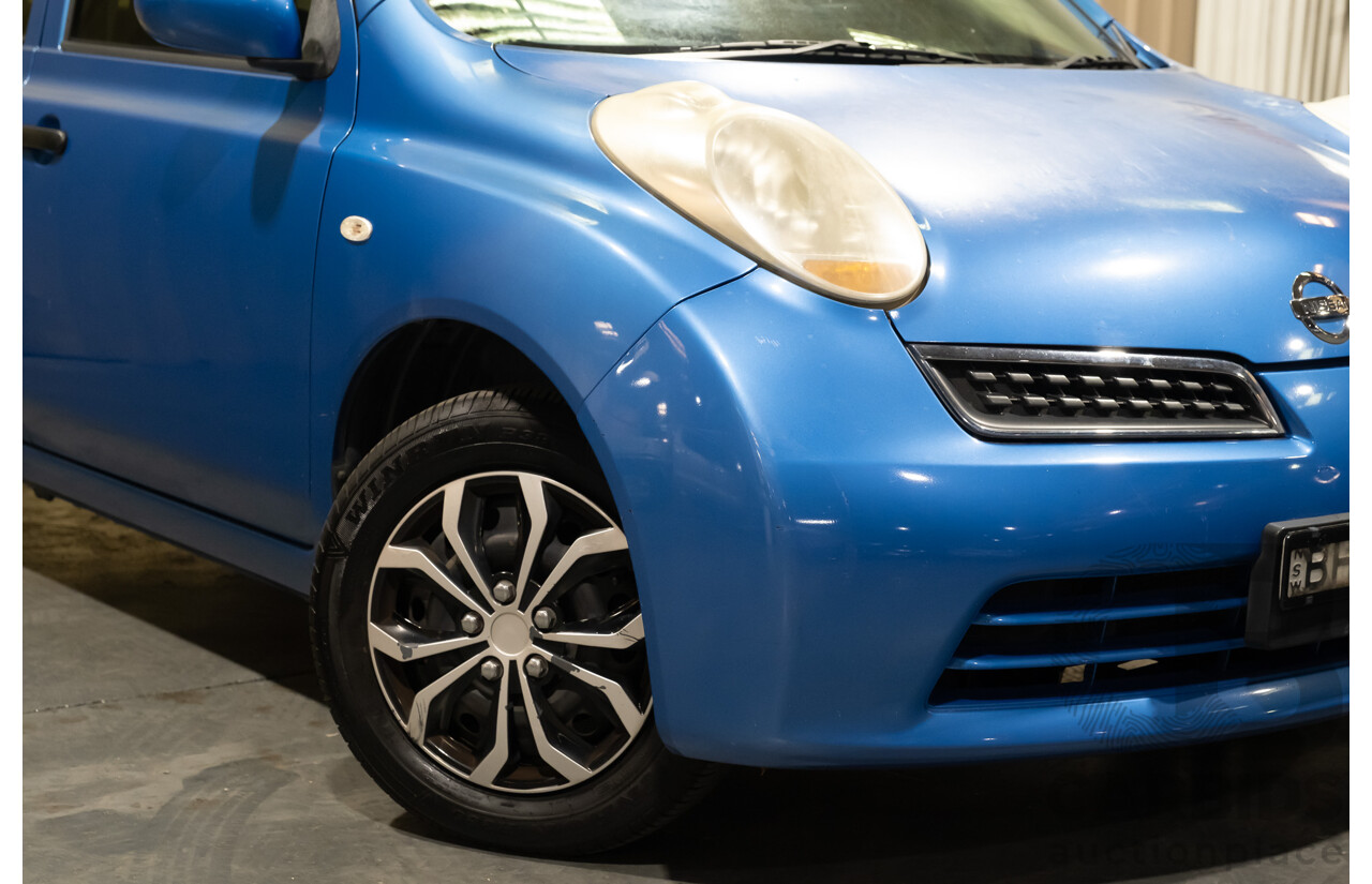 10/2008 Nissan Micra K12 5D Hatchback Blue 1.4L