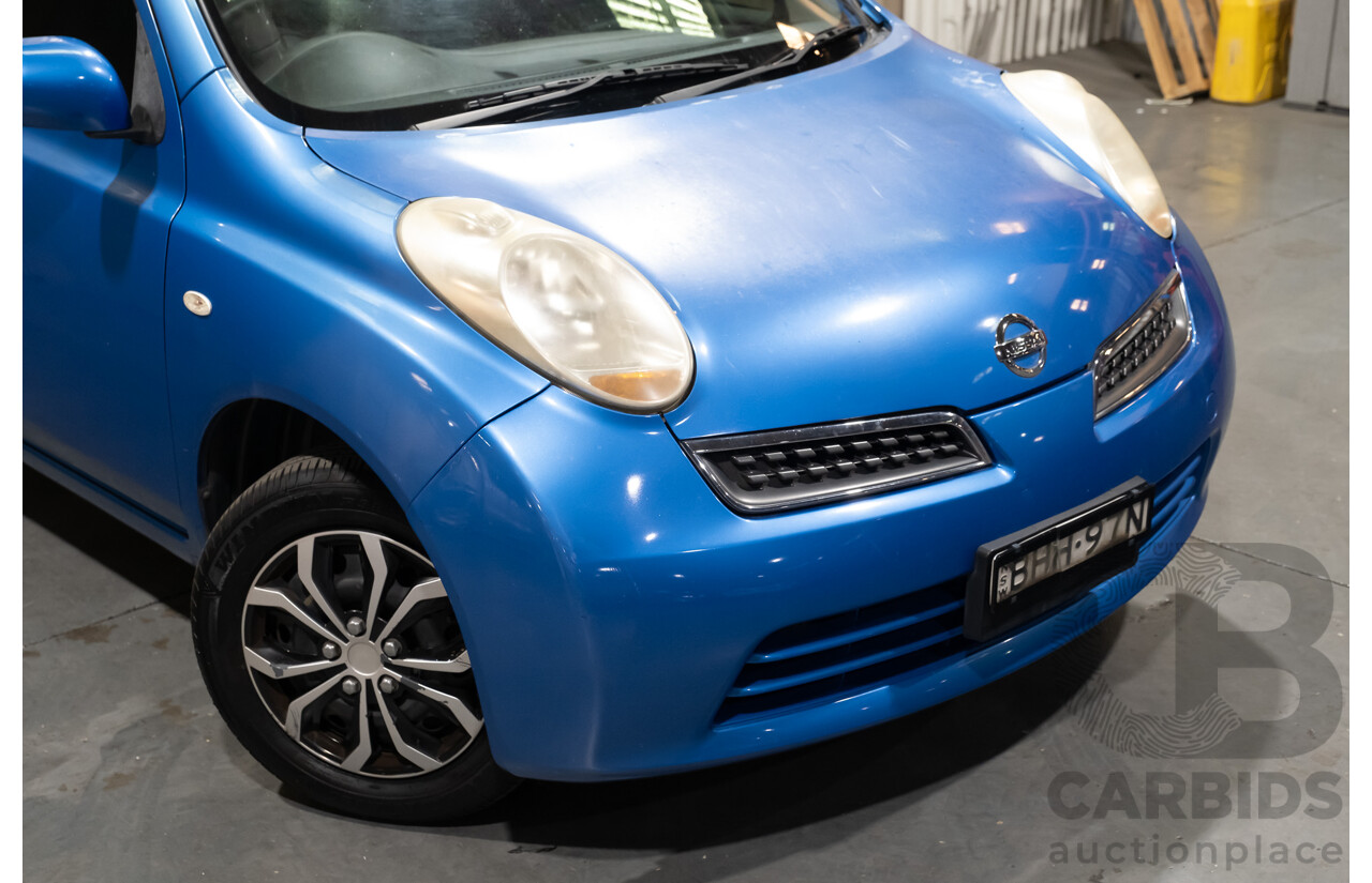 10/2008 Nissan Micra K12 5D Hatchback Blue 1.4L
