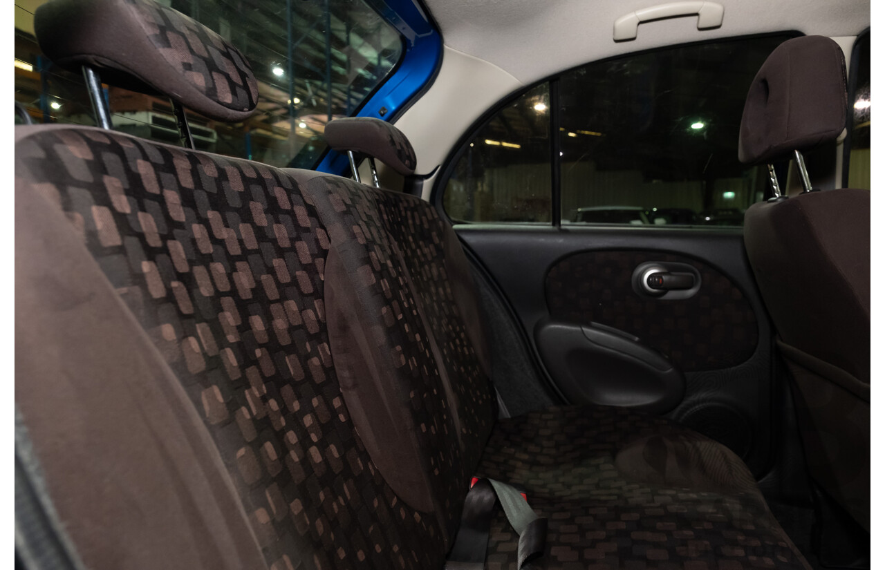 10/2008 Nissan Micra K12 5D Hatchback Blue 1.4L
