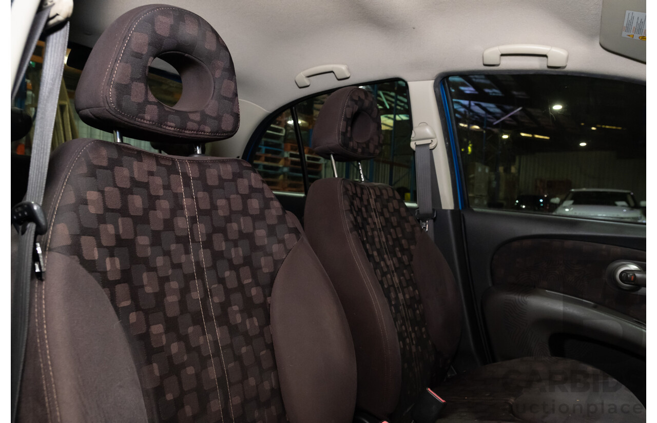 10/2008 Nissan Micra K12 5D Hatchback Blue 1.4L