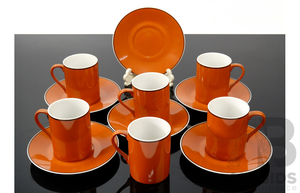 Retro Set Twelve Piece Kelco Porcelain Coffee Set