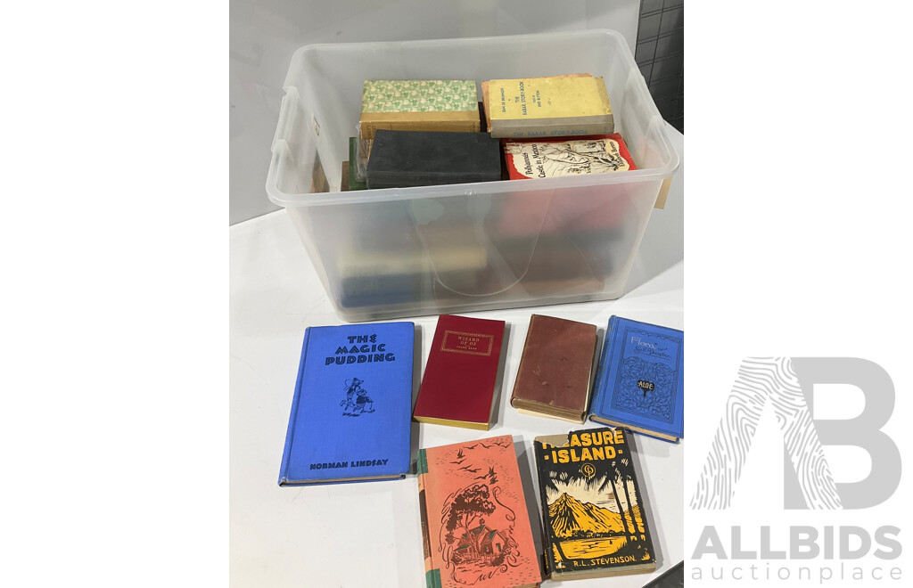 Large Collection Vintage Childrens Literature Including Winnie the Pooh, Ann of Green Gables and Other Ann Titles, Alice in Wonderland and Much More