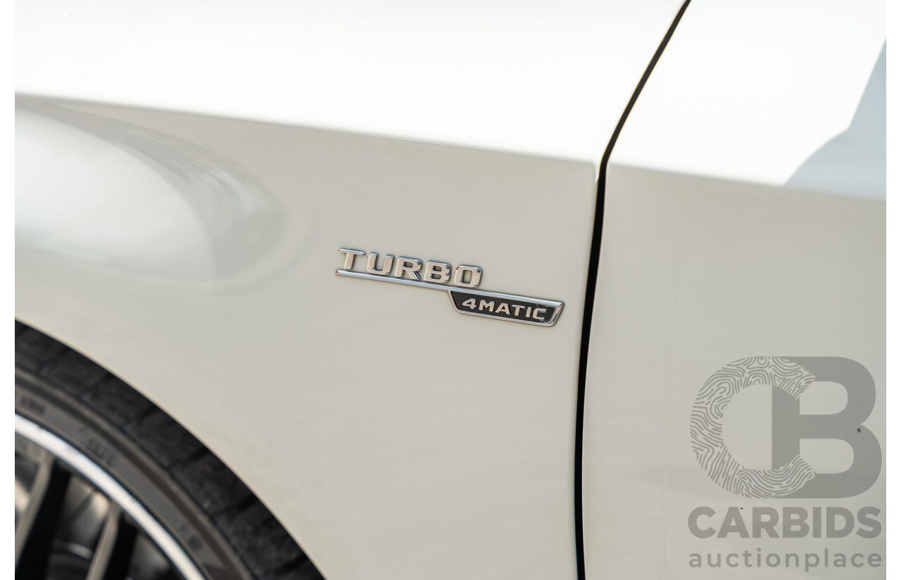 03/2017 Mercedes Benz A45 AMG (AWD) 176 4d Hatchback White Turbo 2.0L