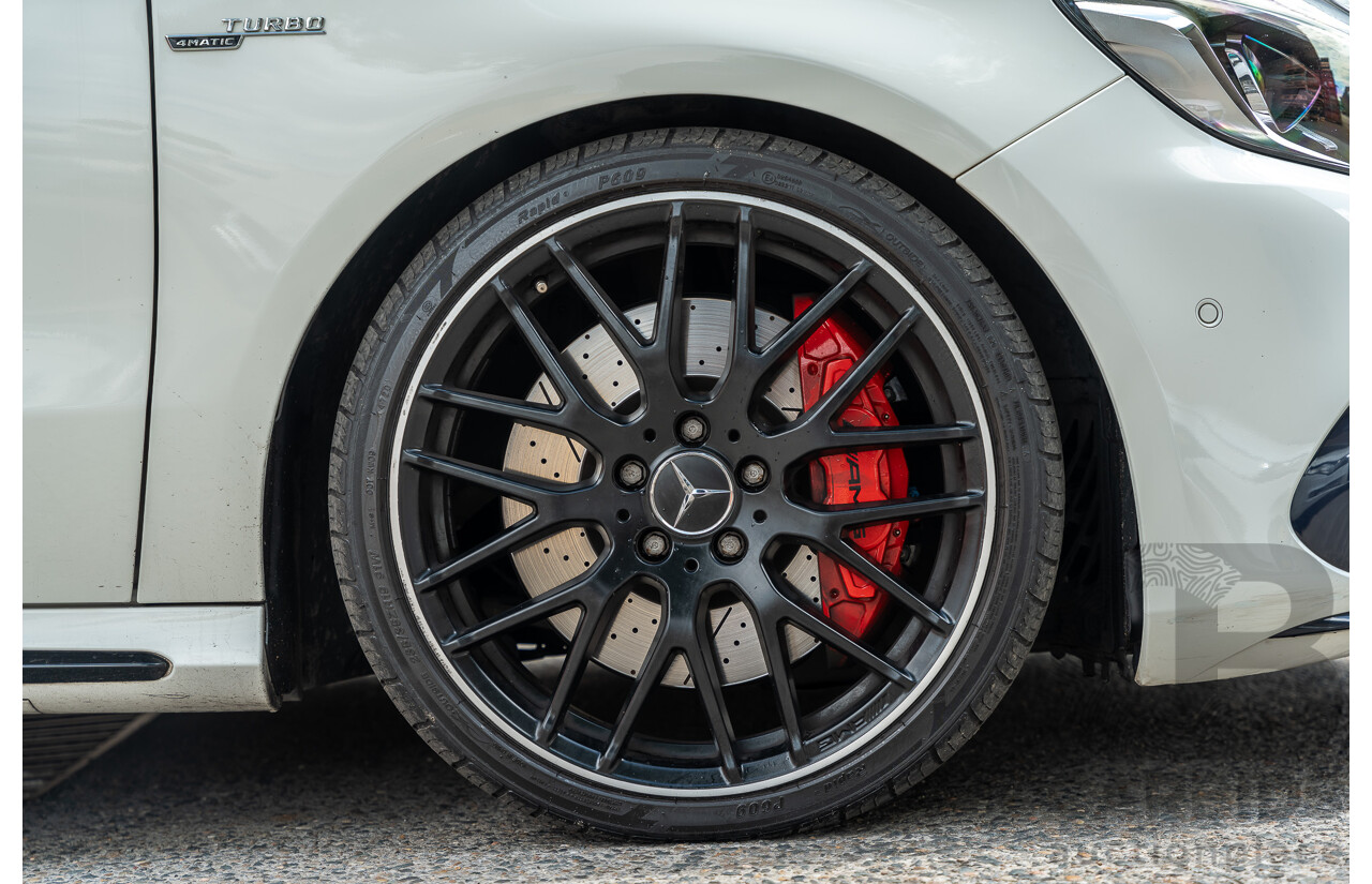 03/2017 Mercedes Benz A45 AMG (AWD) 176 4d Hatchback White Turbo 2.0L