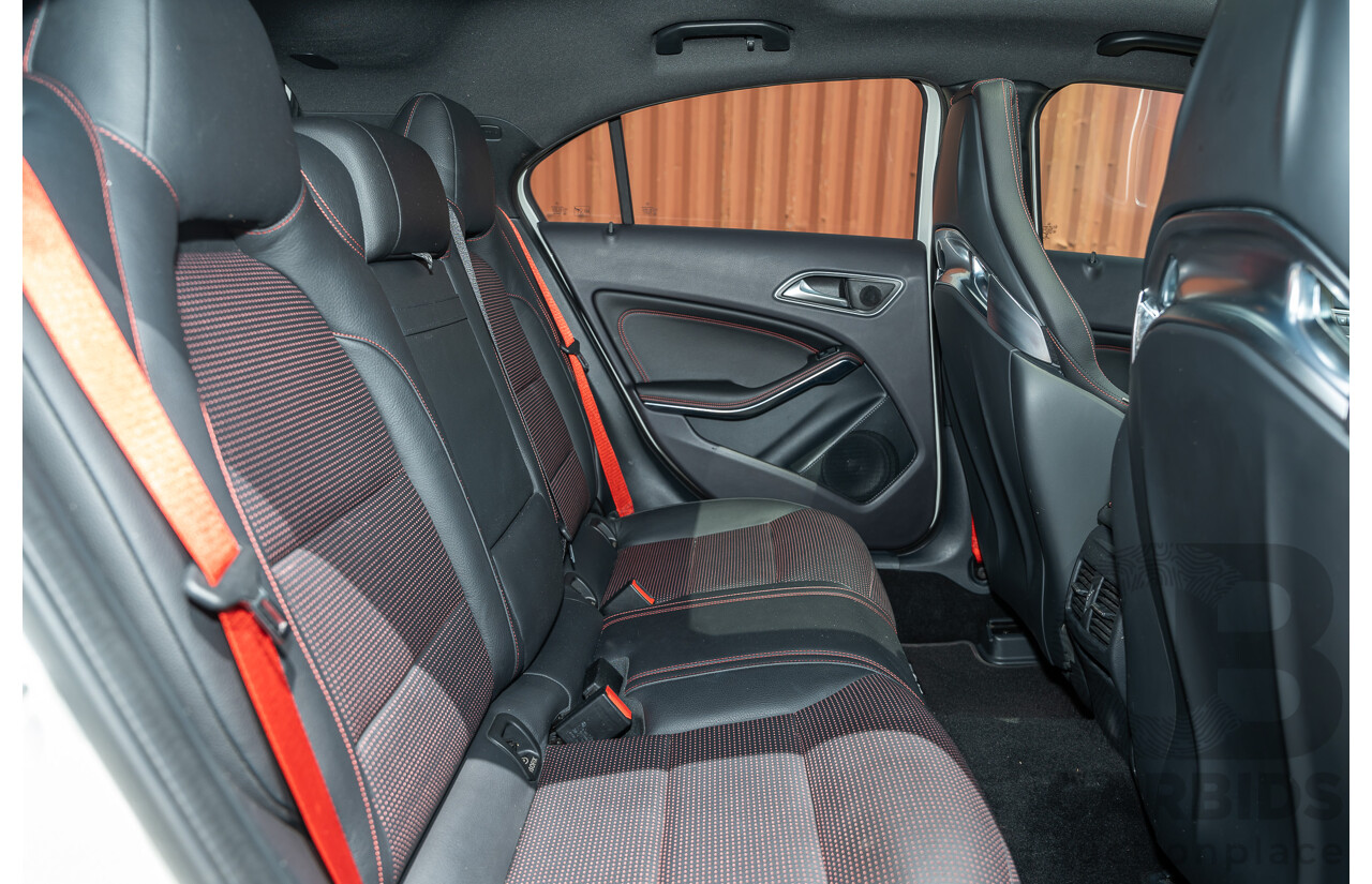 03/2017 Mercedes Benz A45 AMG (AWD) 176 4d Hatchback White Turbo 2.0L