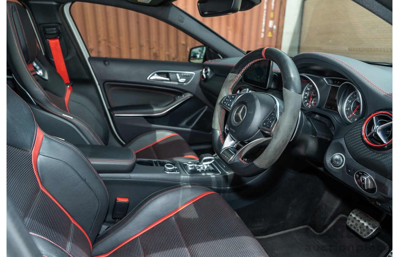 03/2017 Mercedes Benz A45 AMG (AWD) 176 4d Hatchback White Turbo 2.0L