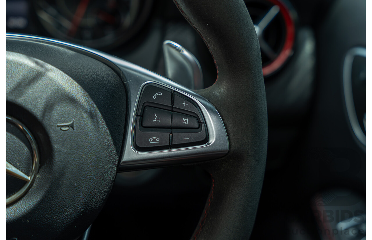 03/2017 Mercedes Benz A45 AMG (AWD) 176 4d Hatchback White Turbo 2.0L