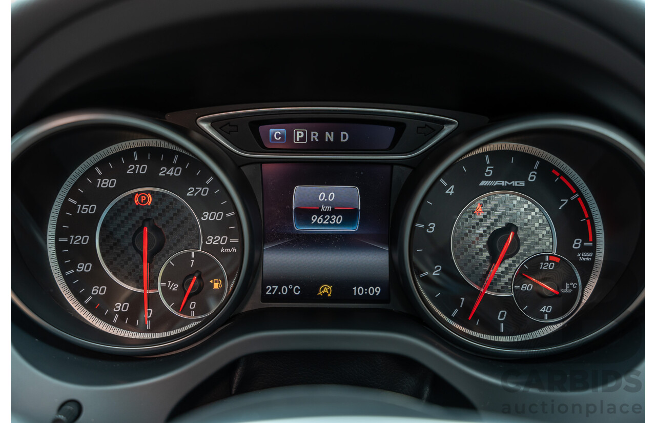 03/2017 Mercedes Benz A45 AMG (AWD) 176 4d Hatchback White Turbo 2.0L