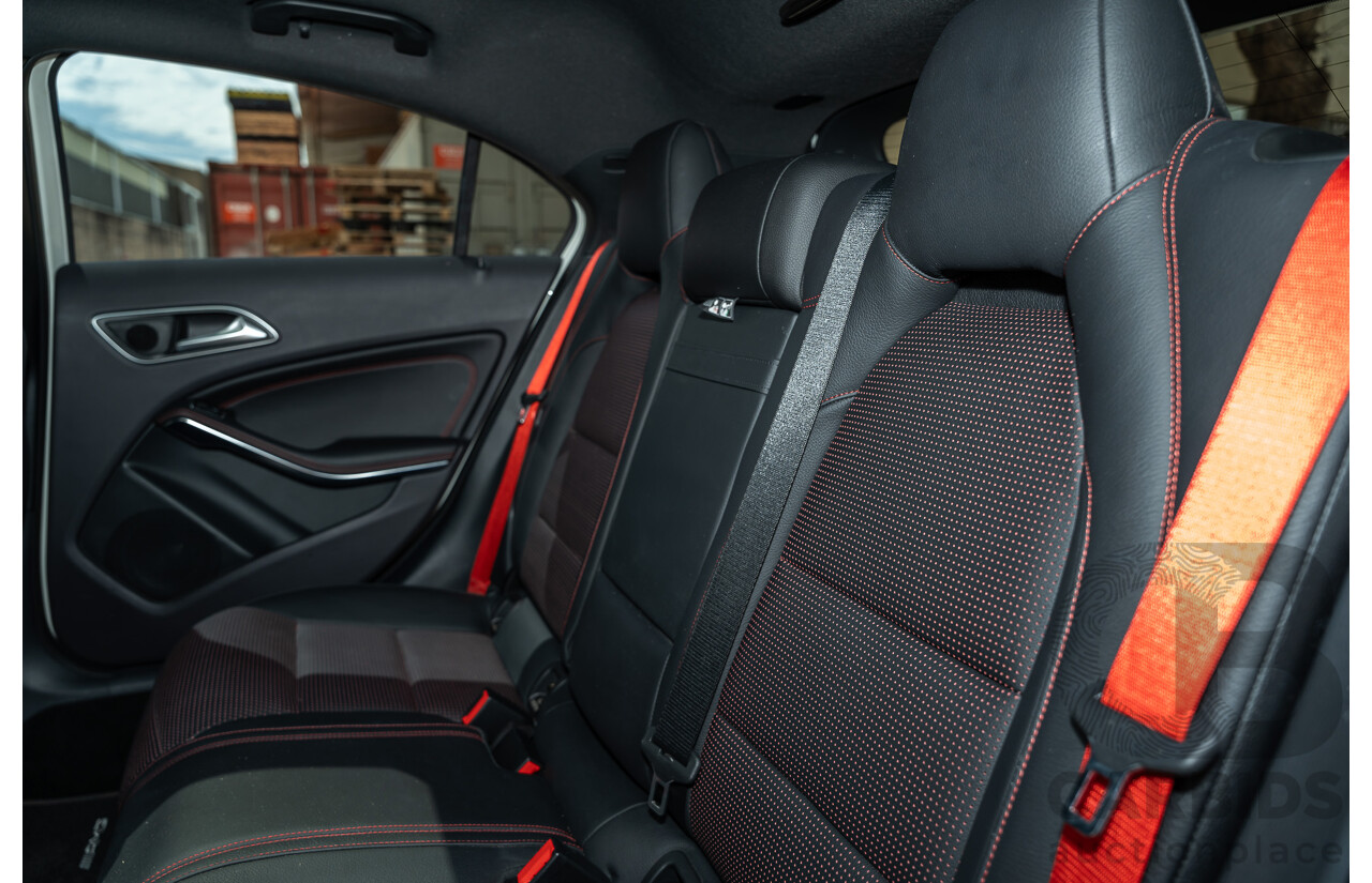 03/2017 Mercedes Benz A45 AMG (AWD) 176 4d Hatchback White Turbo 2.0L