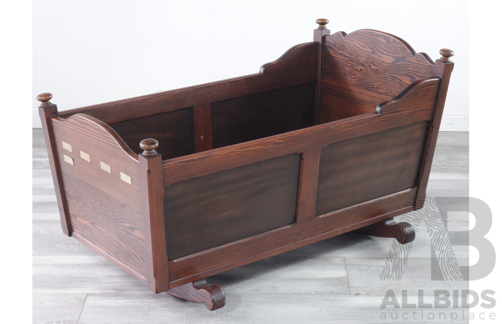 Vintage Timber Baby Cradle Rocker - Lot 1508521 | ALLBIDS