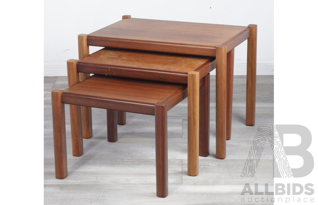 Retro Nest of Three Table by Catt Furniture