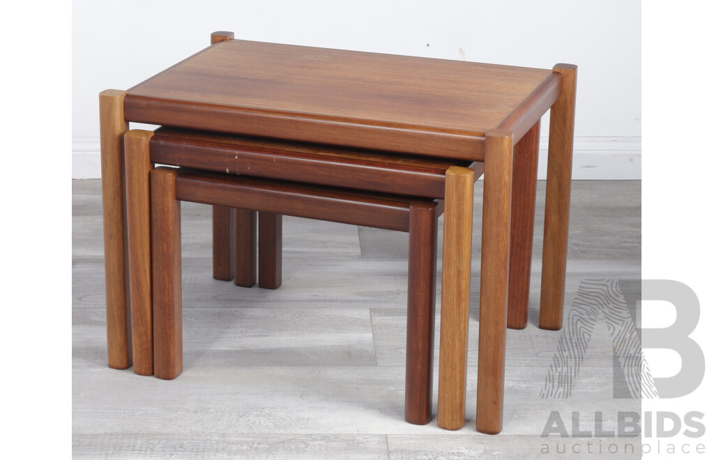 Retro Nest of Three Table by Catt Furniture