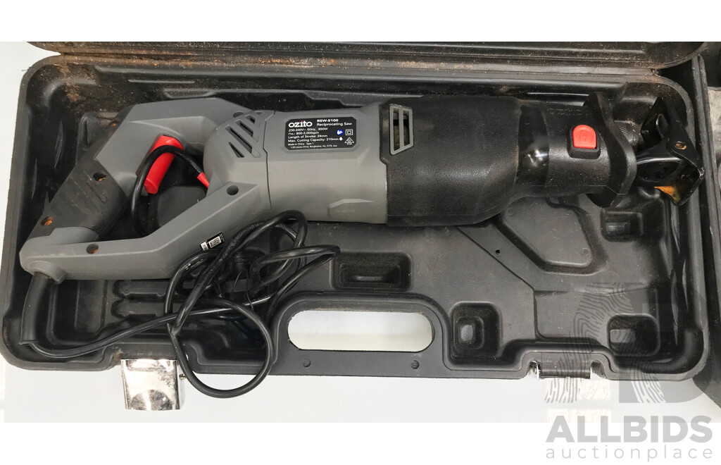 OZITO Rotary Hammer Drill and Reciprocating Saw