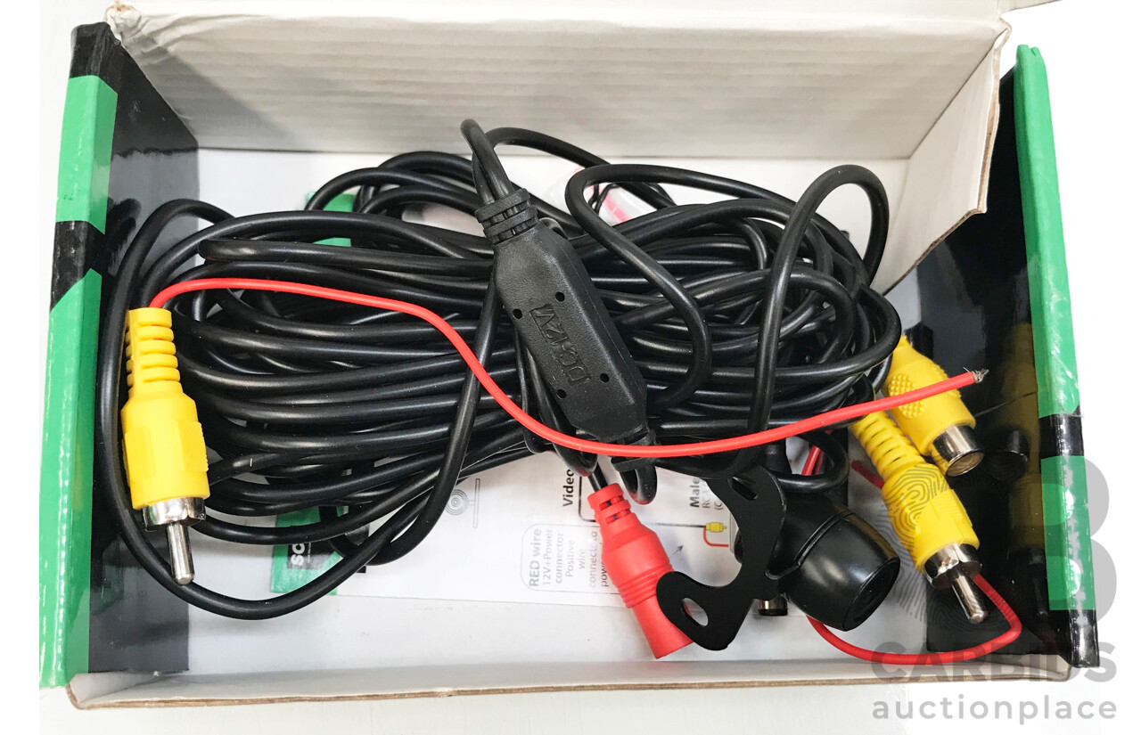 12Volts Air Compressor for Cars and SCA Dynamic Guideline Reverse Camera