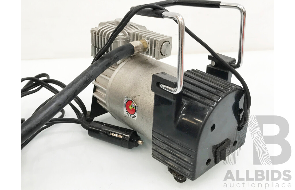 12Volts Air Compressor for Cars and SCA Dynamic Guideline Reverse Camera