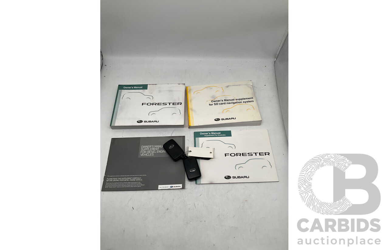 11/2014 Subaru Forester 2.0d-S MY14 4d Wagon Black Turbo Diesel 2.0L