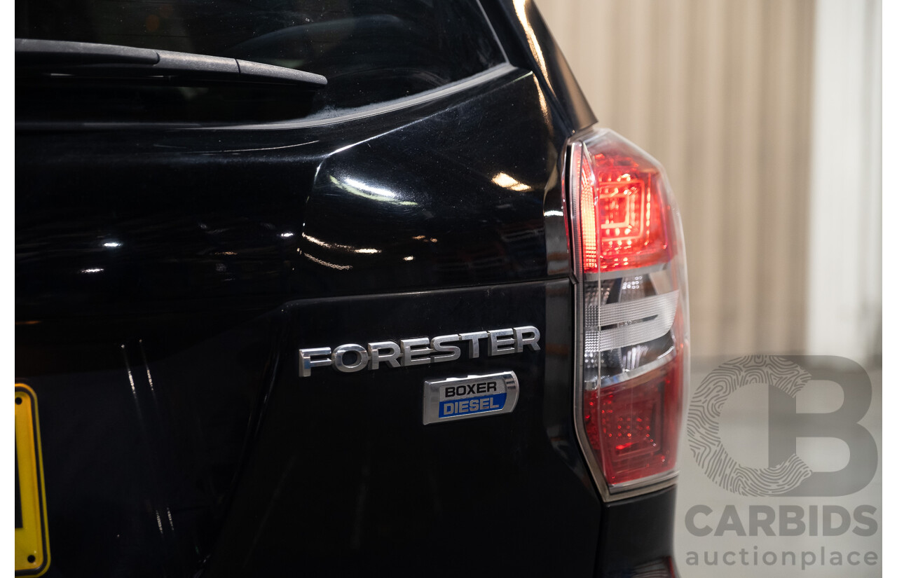11/2014 Subaru Forester 2.0d-S MY14 4d Wagon Black Turbo Diesel 2.0L