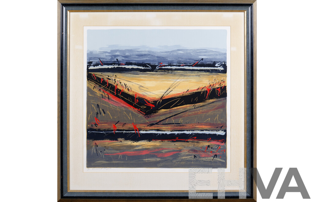 Sandra Leveson (born 1944), Windward Flight 1992, Screenprint